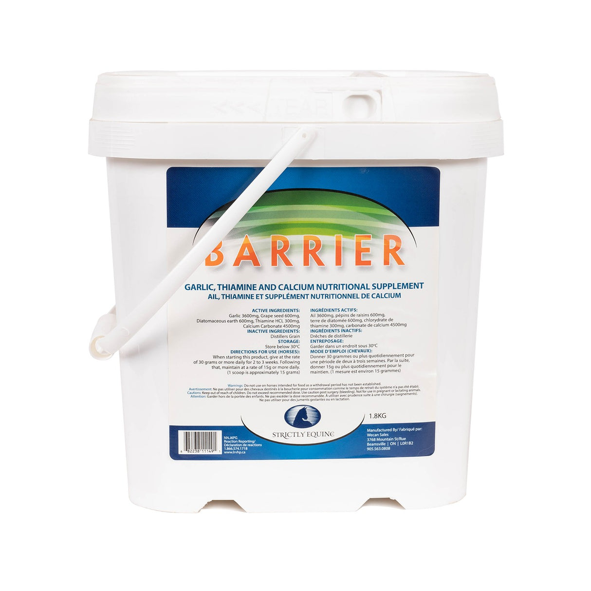 Barrière BC Strictly Equine 1,8 kg