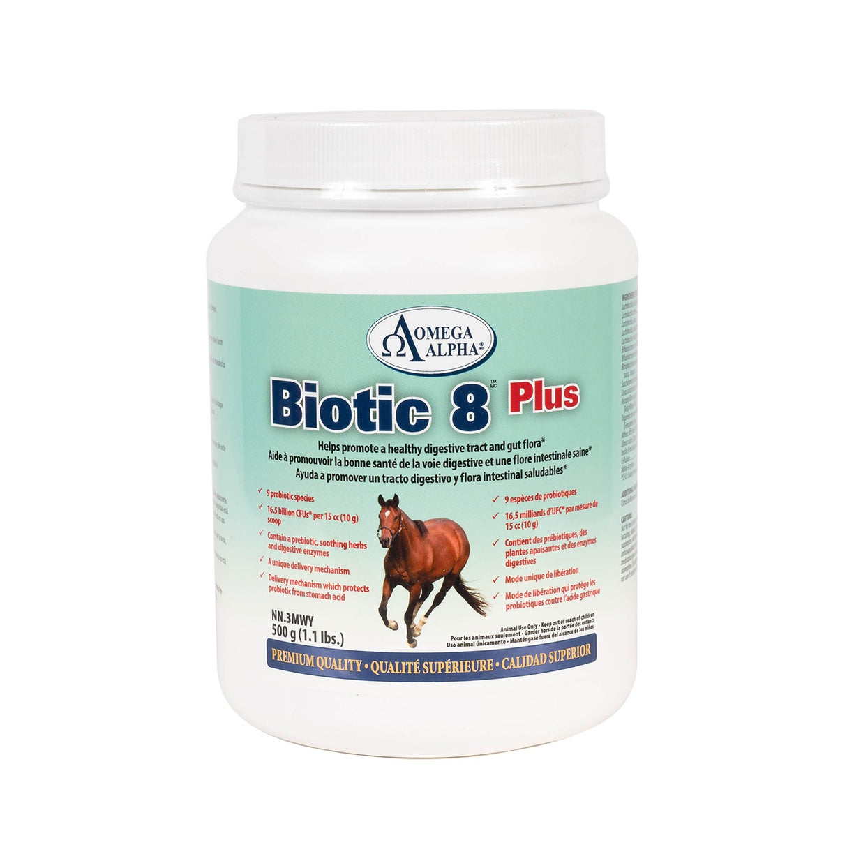 Oméga Alpha Biotic 8 Plus 500 g