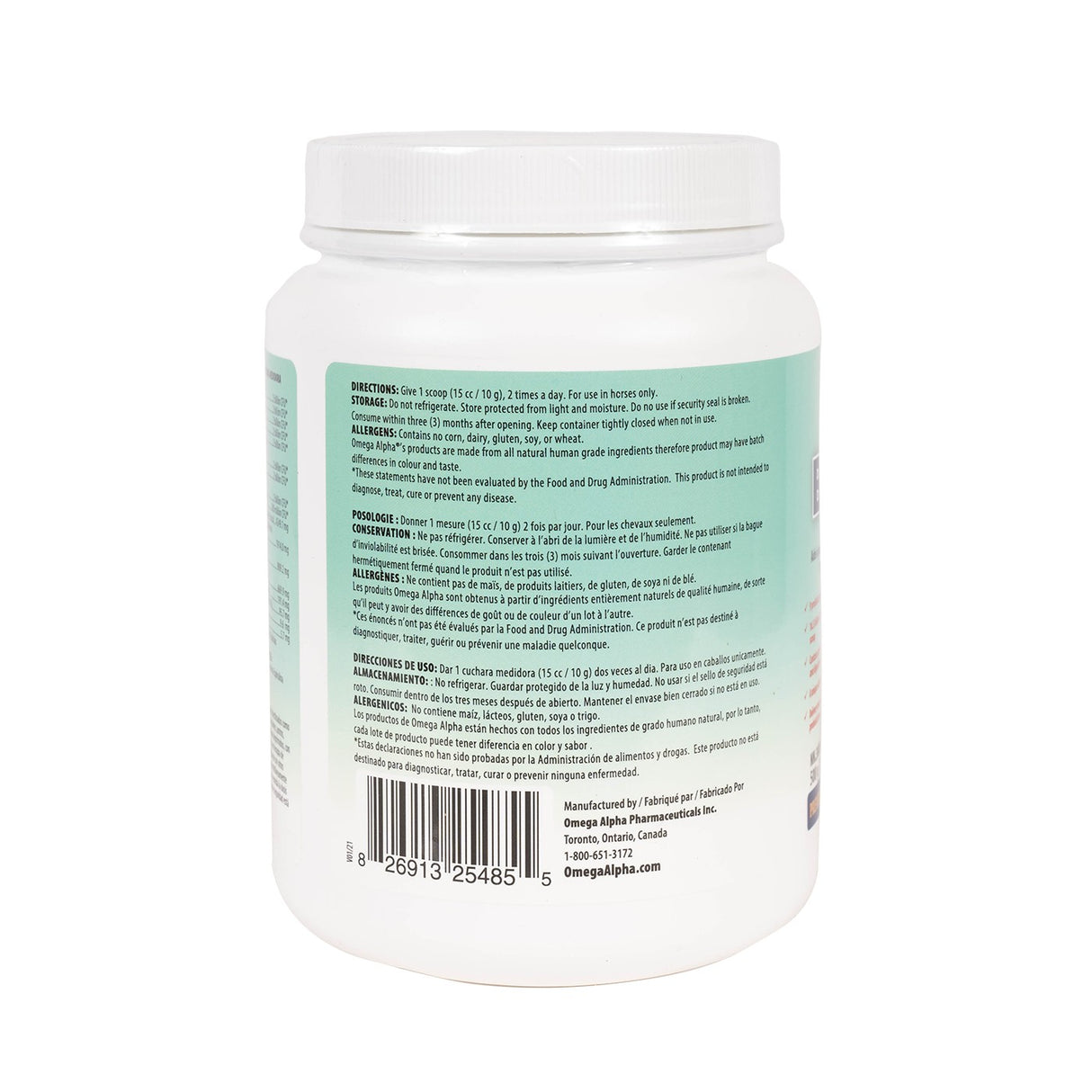 Oméga Alpha Biotic 8 Plus 500 g
