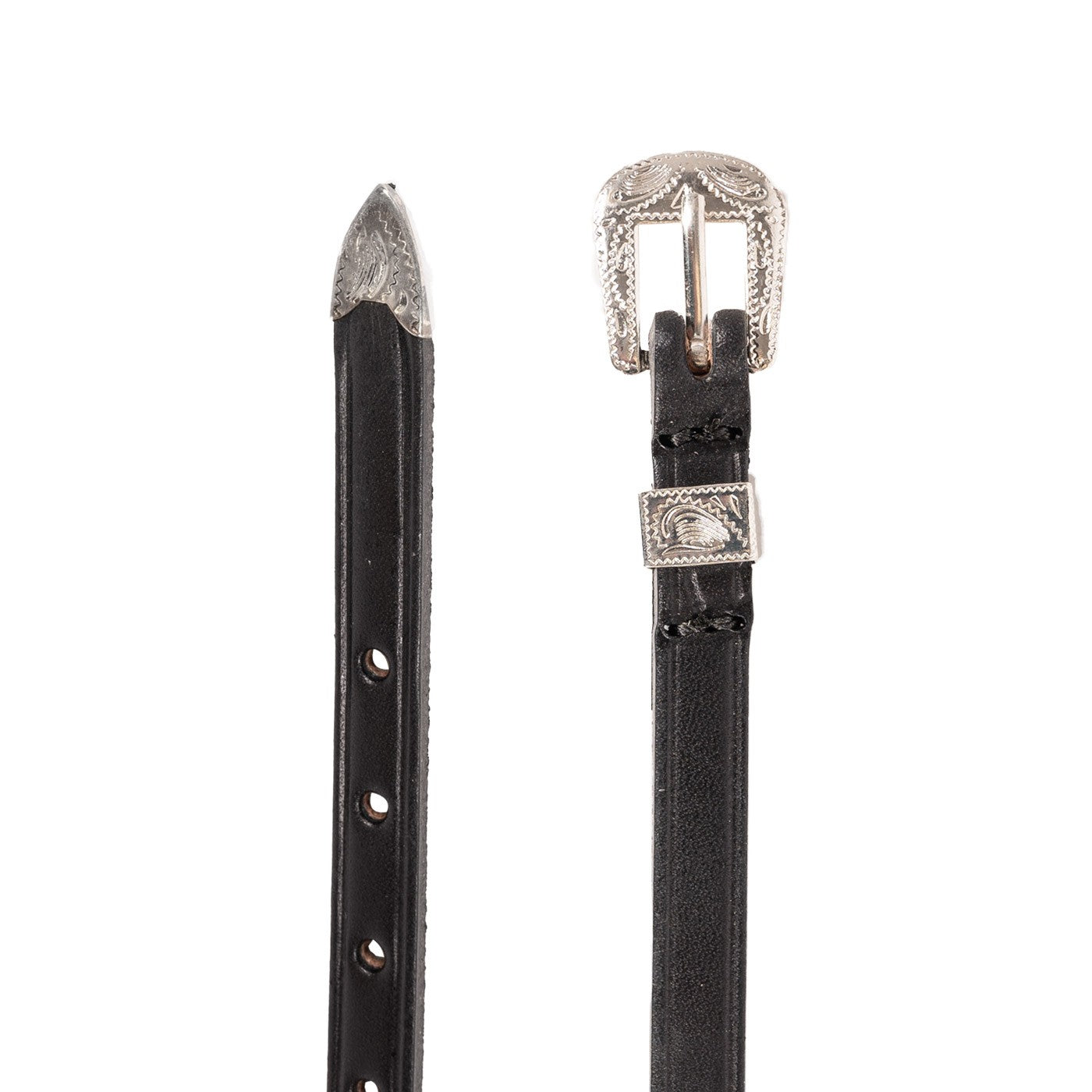 Courroies d'éperons fantaisie en cuir Tory