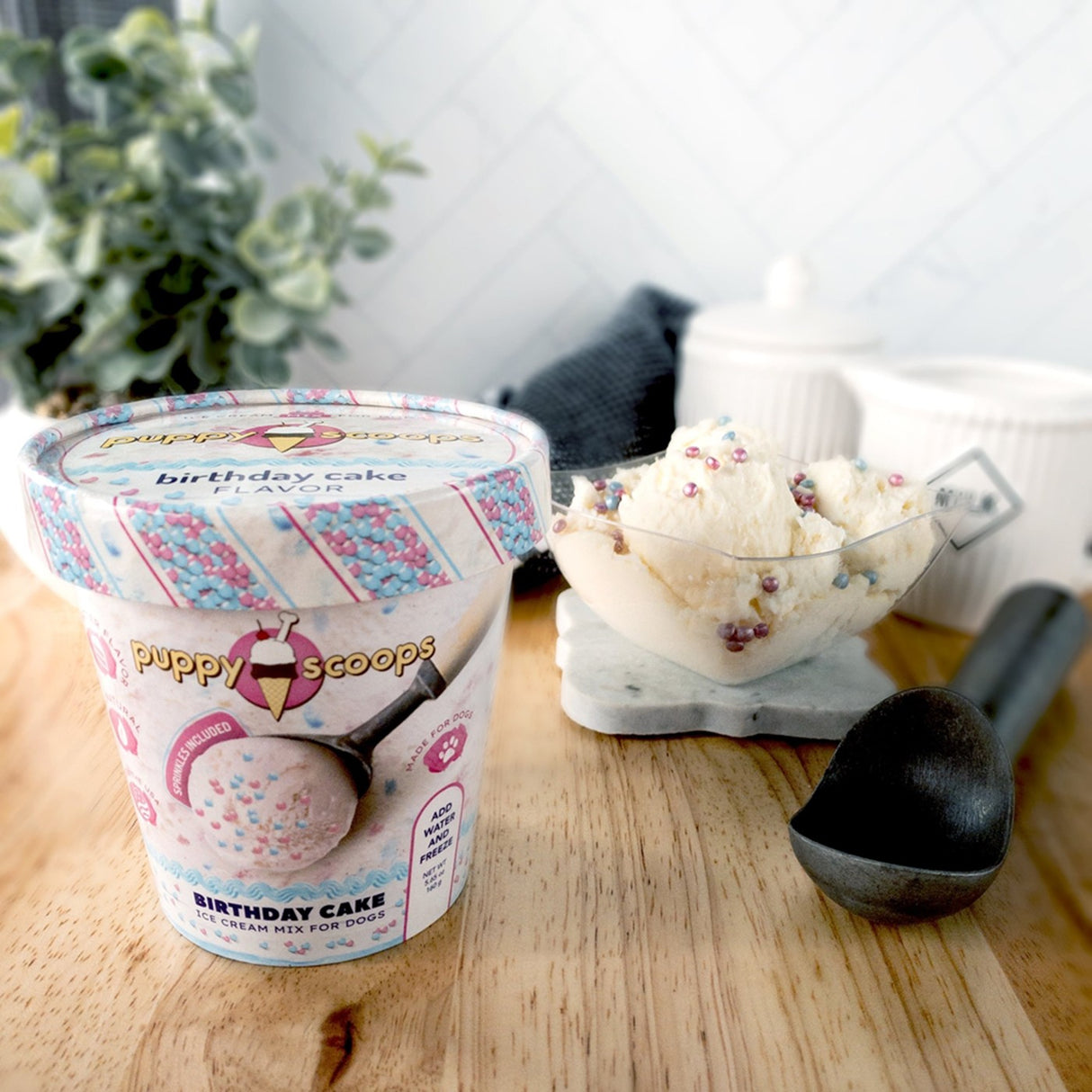 Puppy Scoops Birthday Cake Ice Cream Mix 160 g