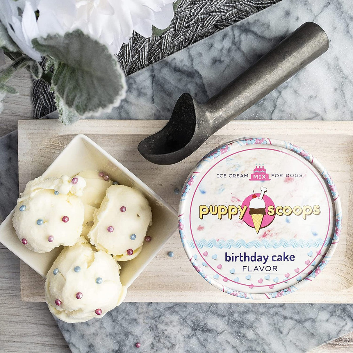 Puppy Scoops Birthday Cake Ice Cream Mix 160 g
