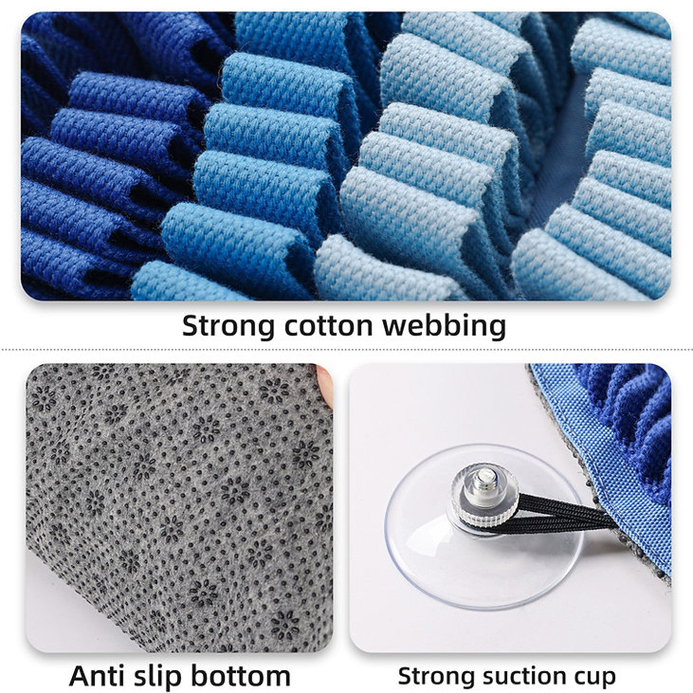 PawzNDogz Snuffle Mat - Fire et Ice Anti-Bite - Ice - Niveau 2