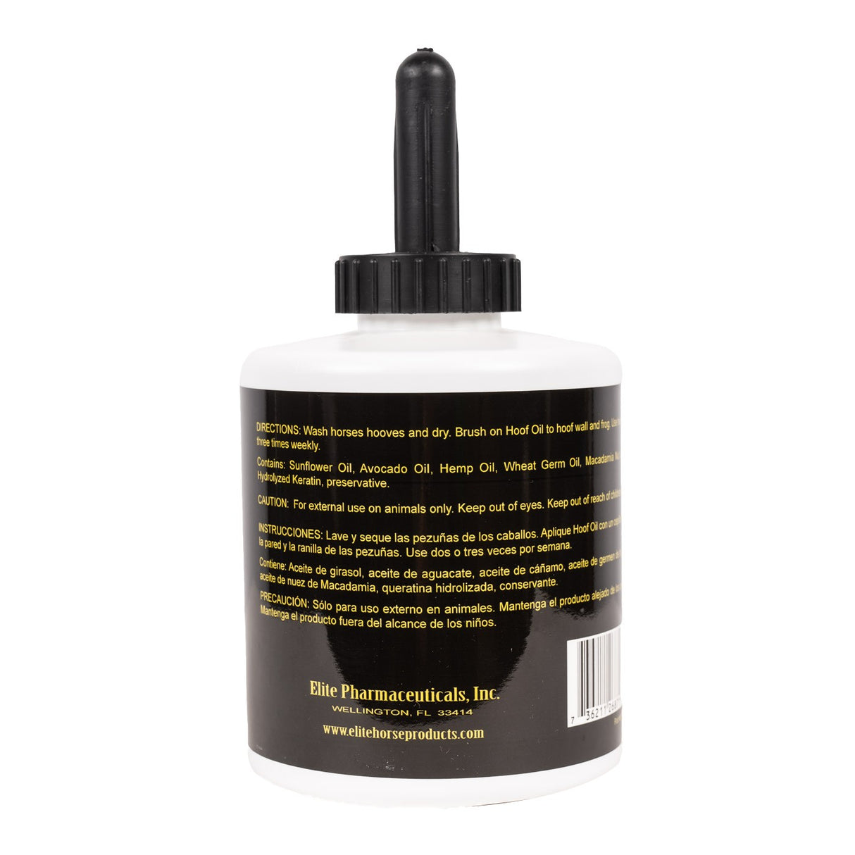 Huile pour sabots équins E3 Elite 946 ml