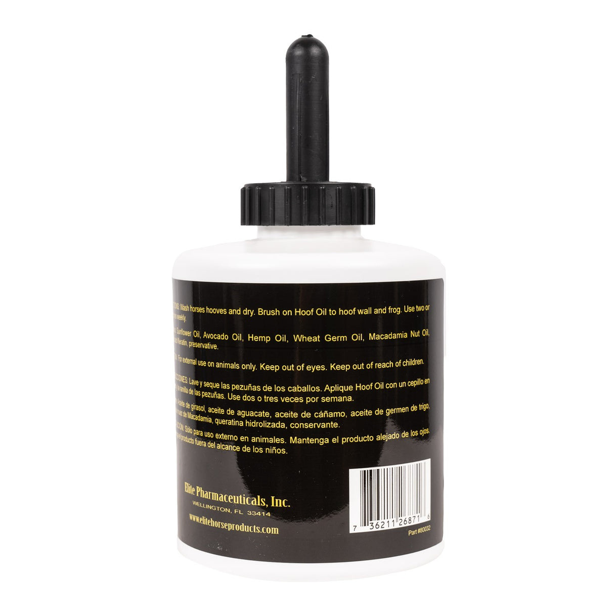 Huile pour sabots équins E3 Elite 946 ml