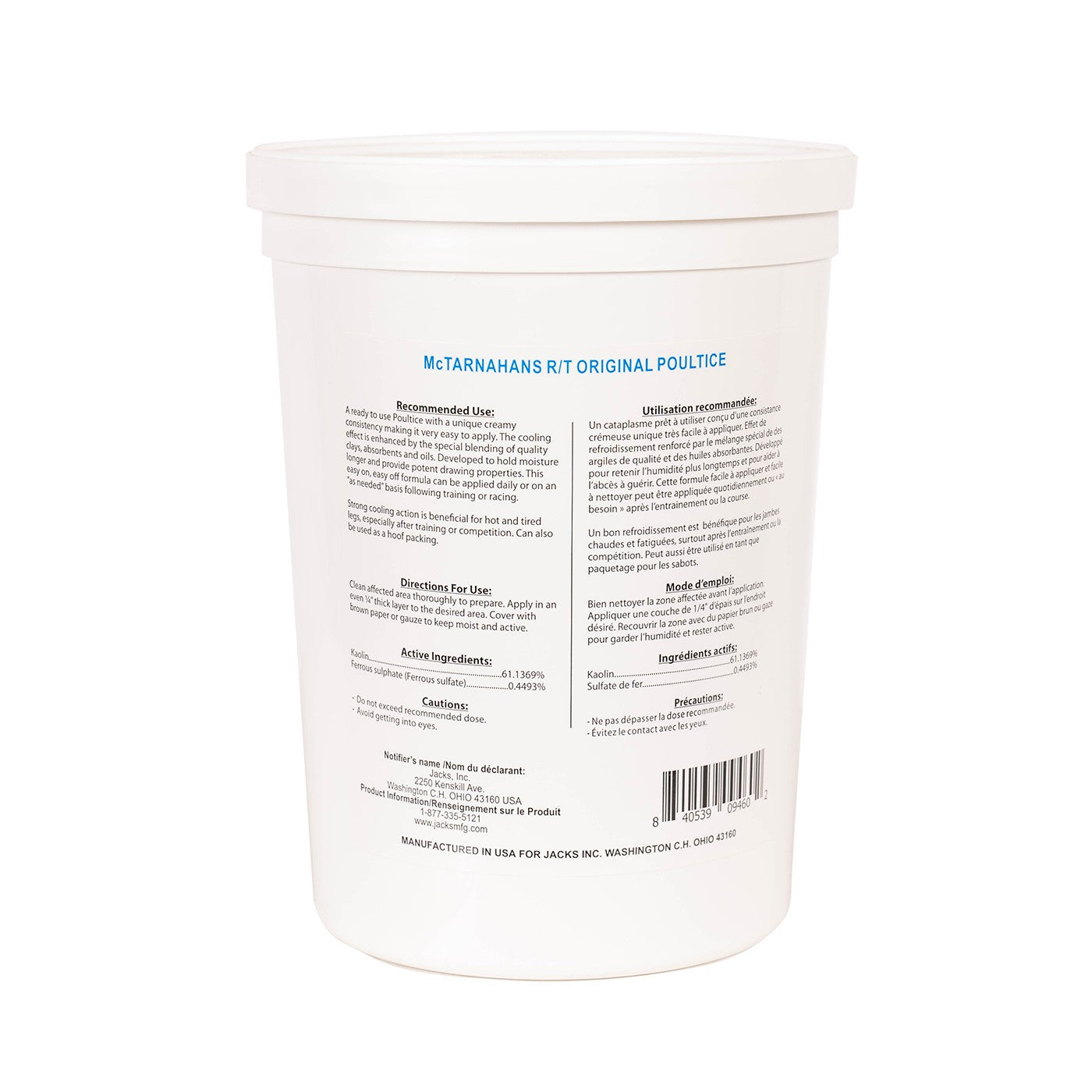 Cataplasme RT Original de McTarnahans 2,26 kg