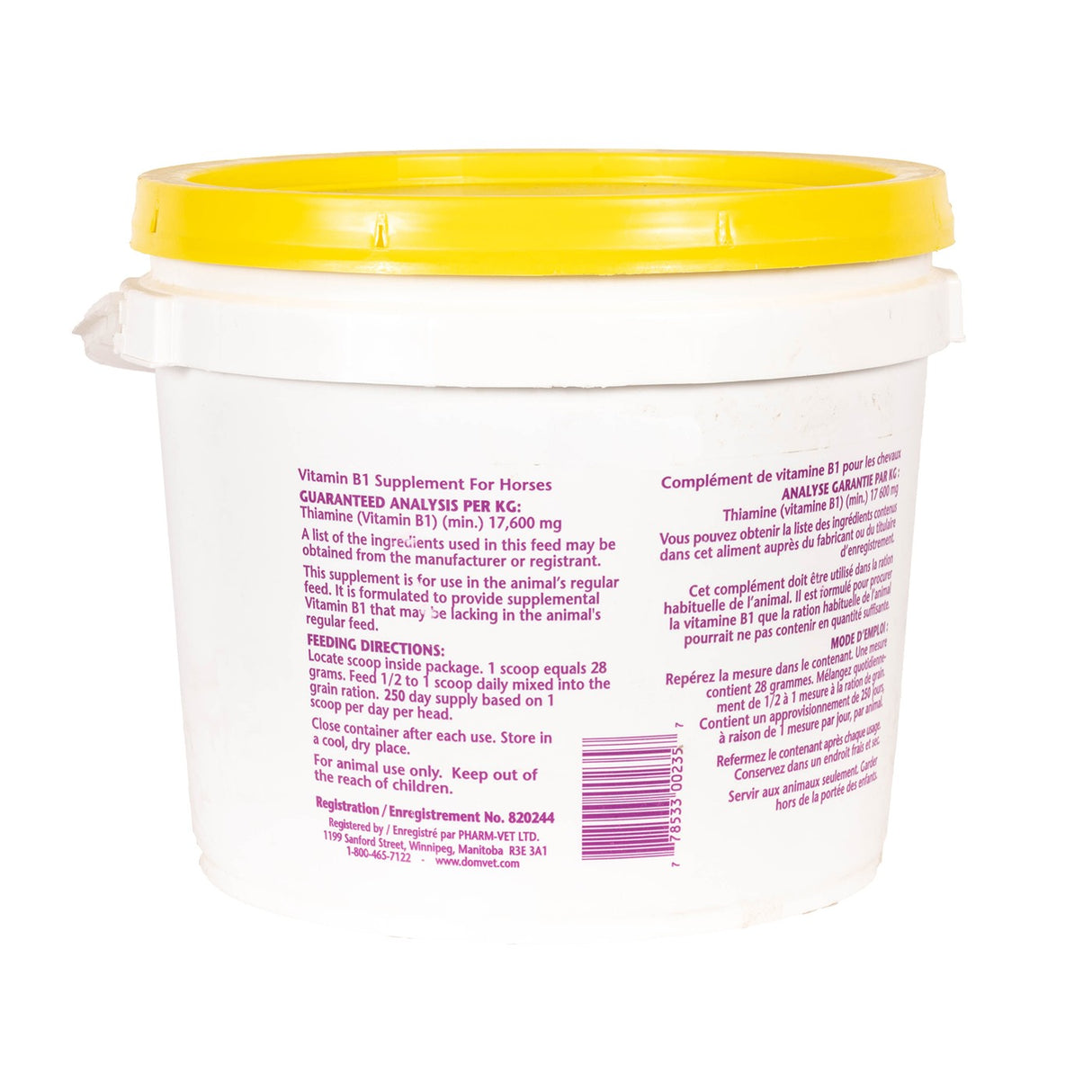 Pharm-Vet Vita B1 en miettes 7 kg