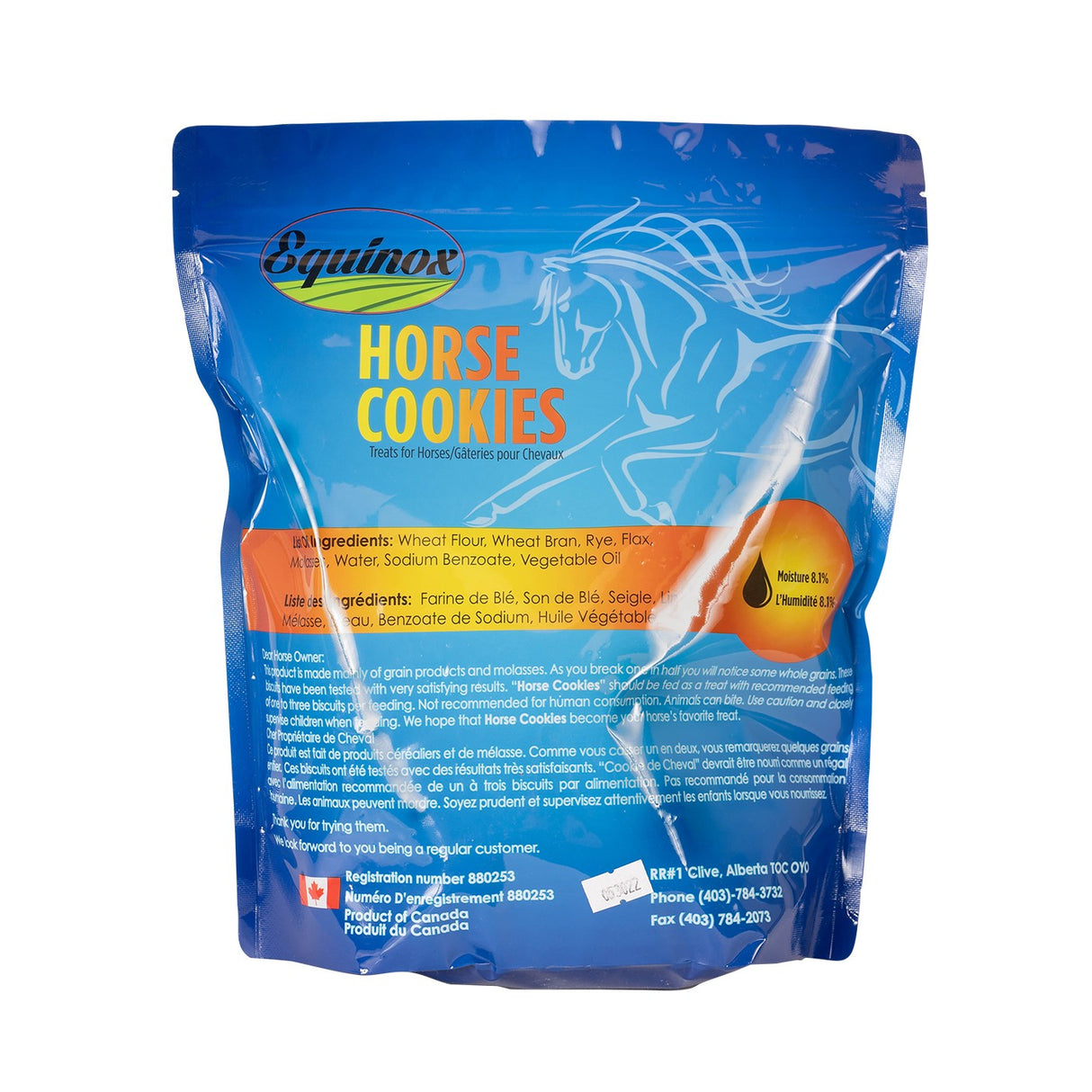 Biscuits pour chevaux Equinox 1 kg