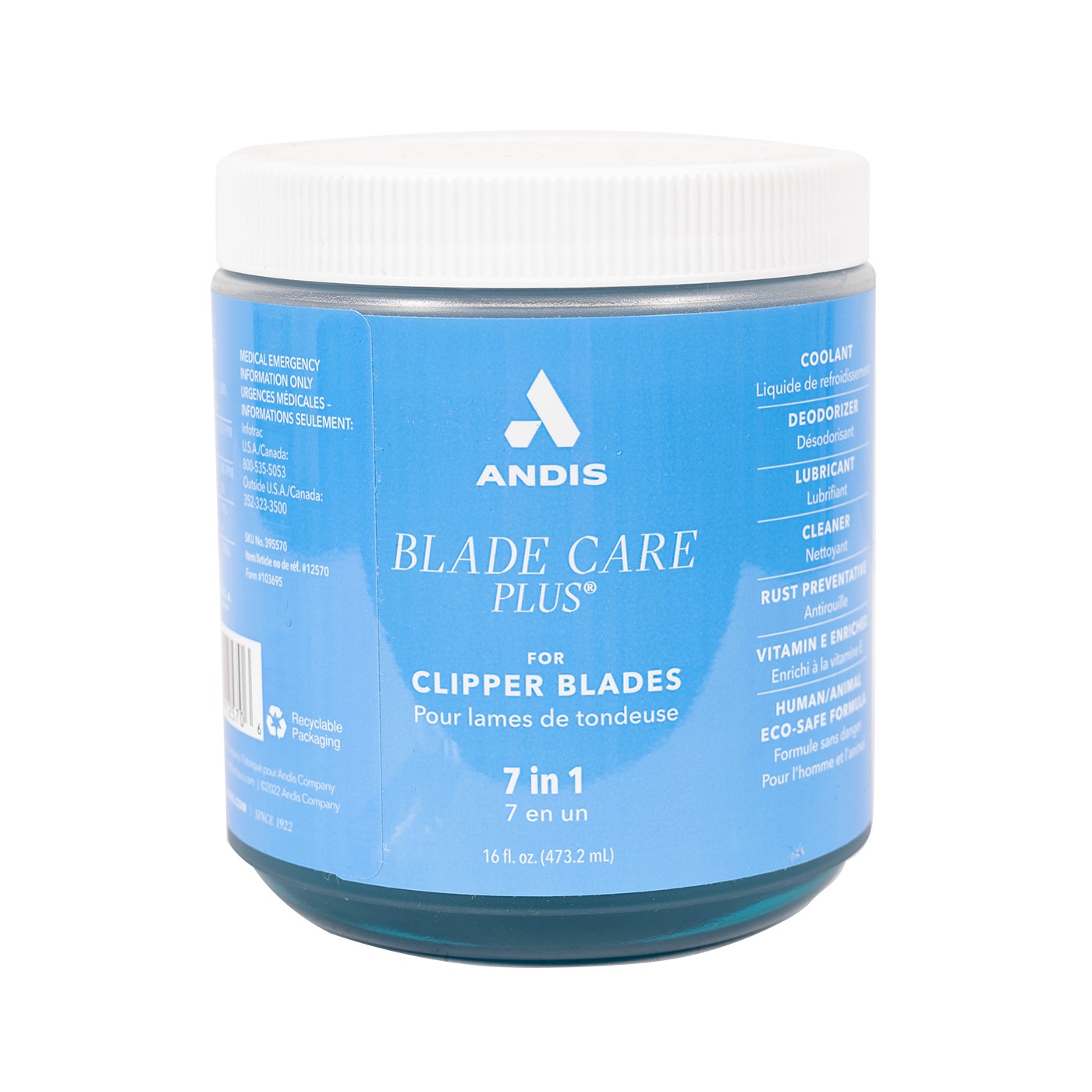 Andis Blade Care Plus Jar 473 mL
