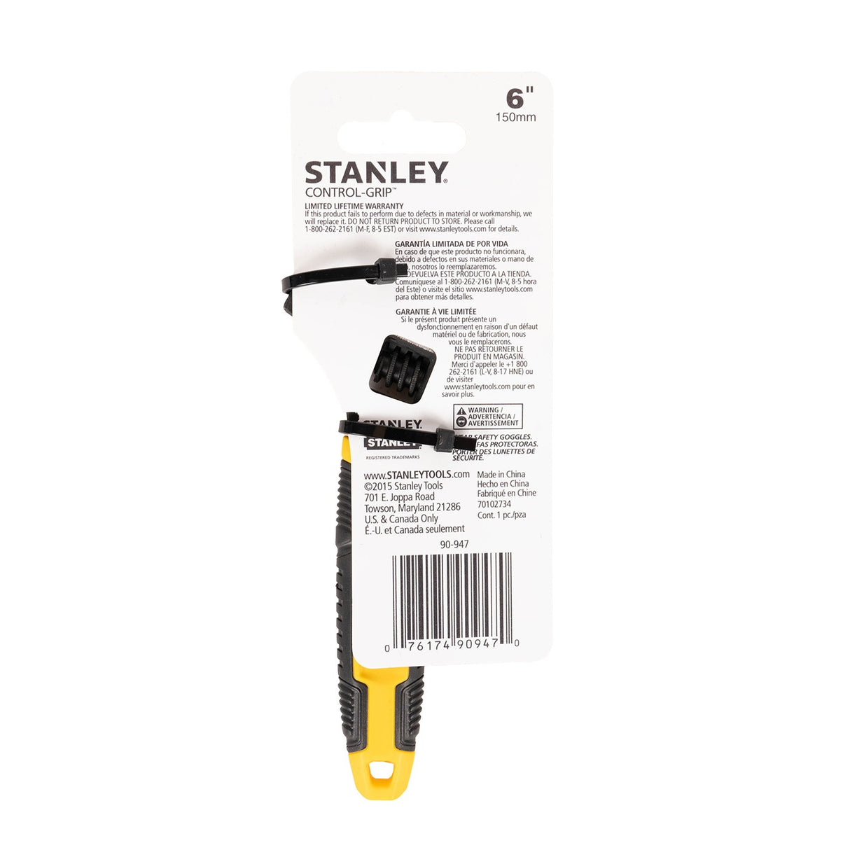 Stanley Adjustable Wrench 15 cm