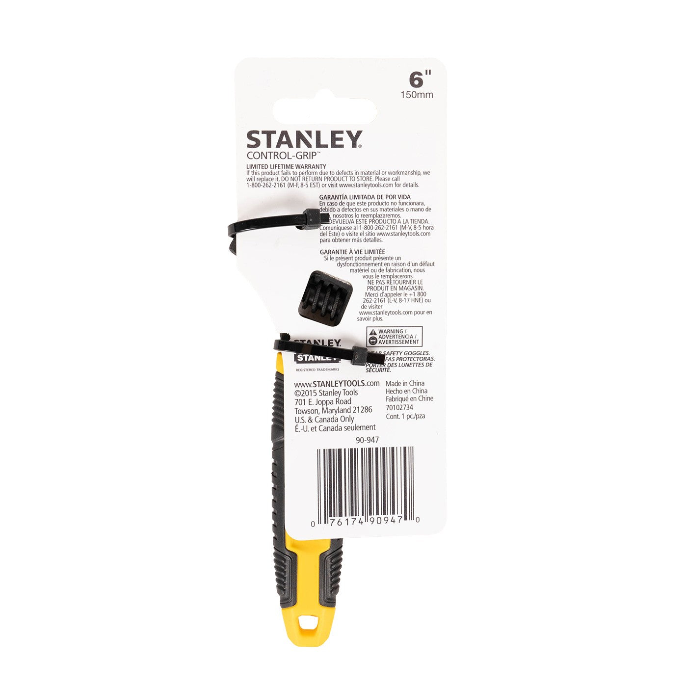 Stanley Adjustable Wrench 15 cm