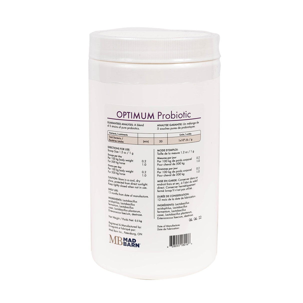 Mad Barn Optimum Probiotic 500 g