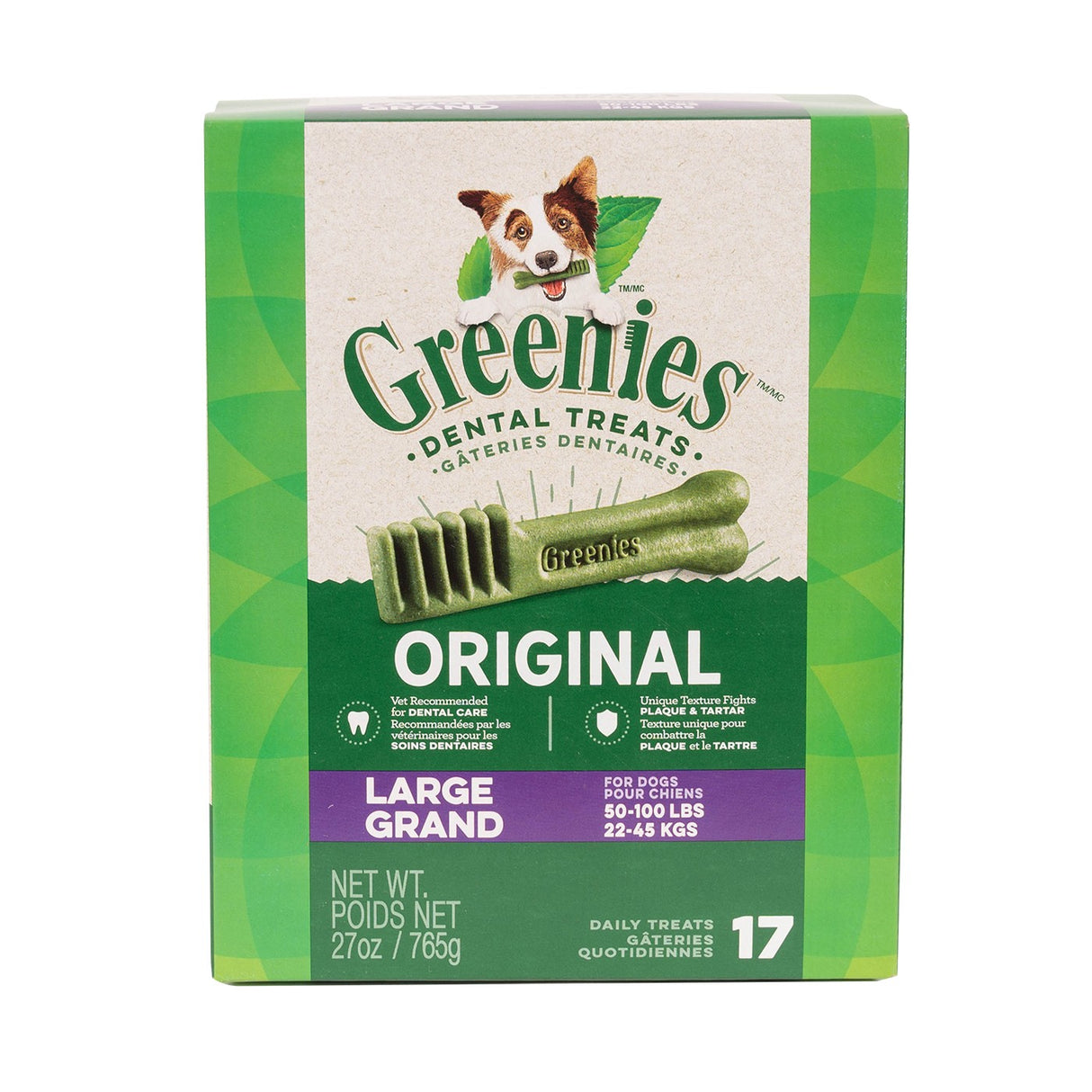 Greenies Treat Tub Pak Large Dog Treats 765 g