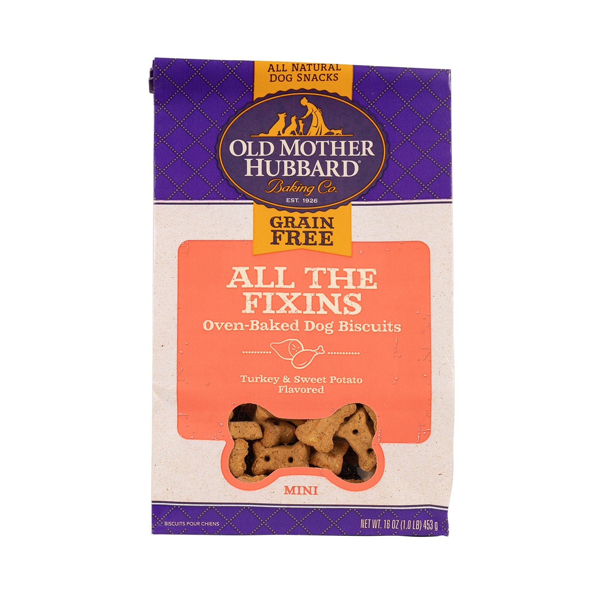 Old Mother Hubbard All The Fixings Grain Free Mini Dog Biscuits