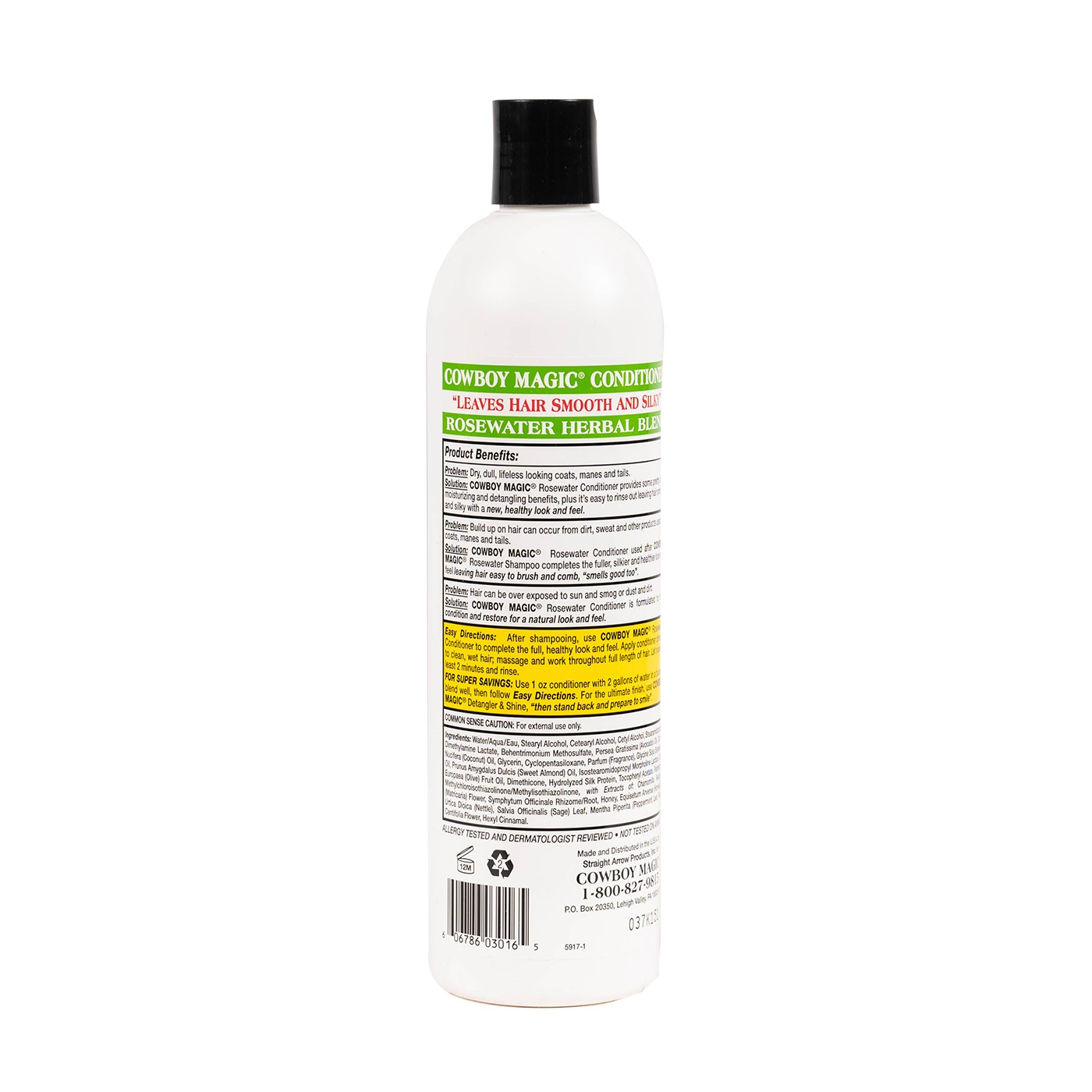 Cowboy Magic Revitalisant à l'eau de rose 473 ml