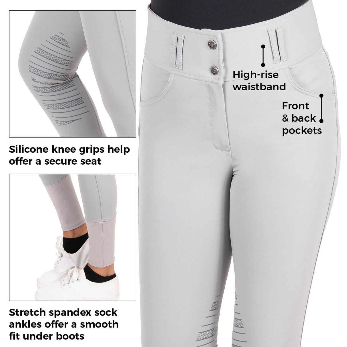 Pantalon d’équitation Elation Platinum Nolita
