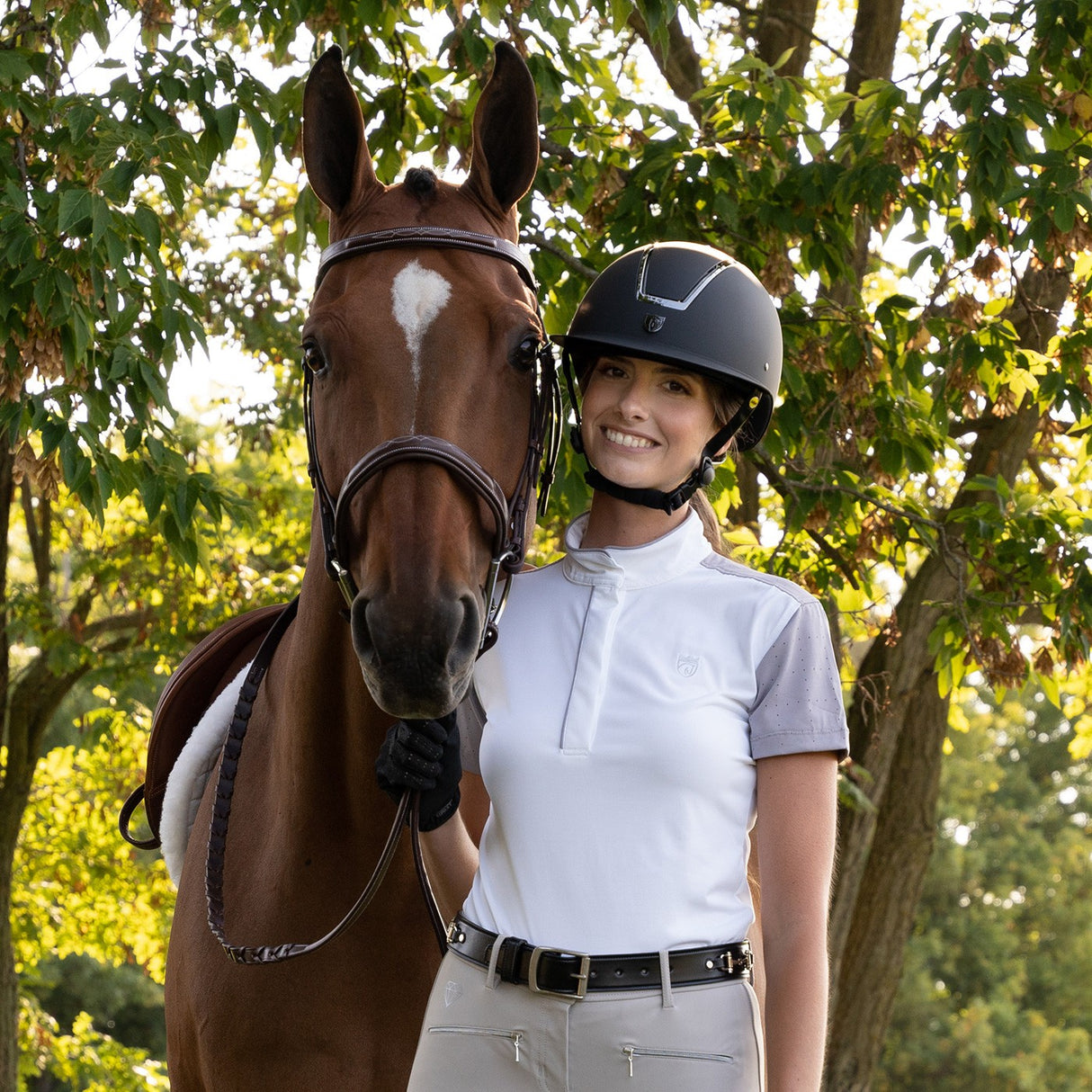 Chemise de concours à manches courtes Elation Platinum Alessandia