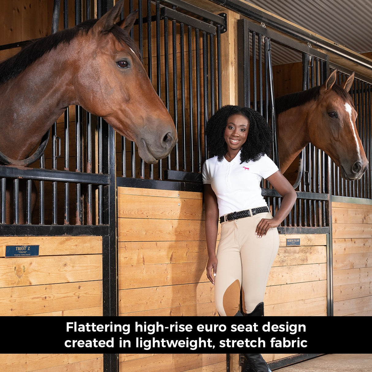 Pantalon d'équitation Elation Platinum Chelsea High Rise