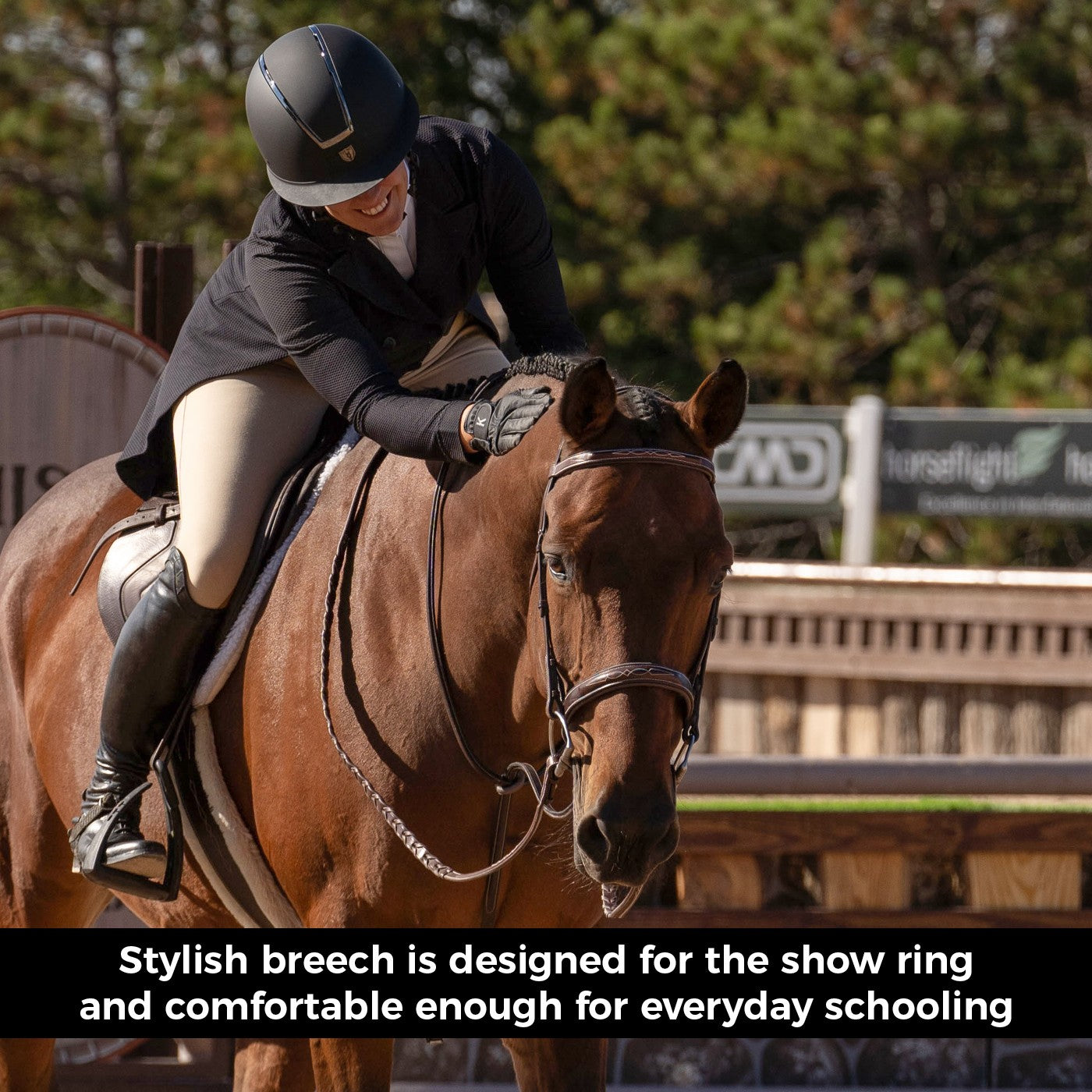 Pantalon d'équitation Elation Platinum Chelsea High Rise