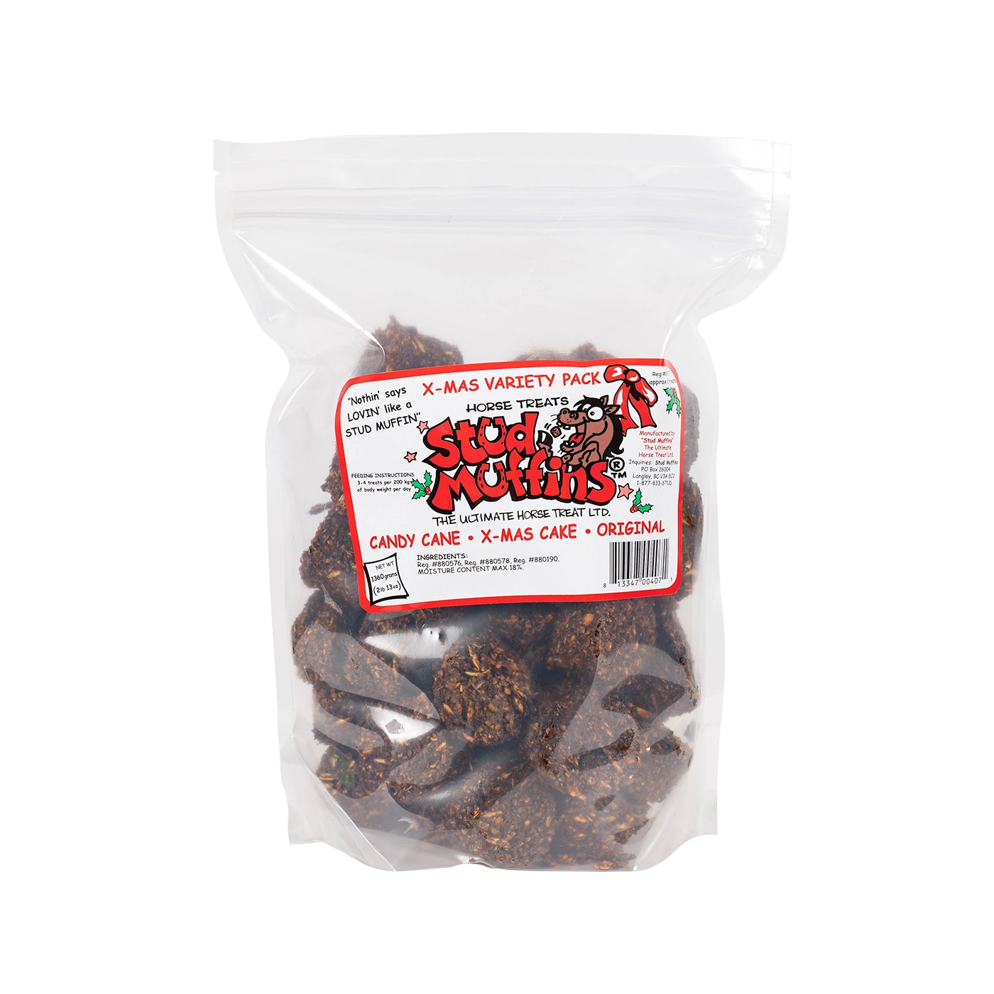 Stud Muffins Christmas Variety Pack Horse Treats 1.36 kg
