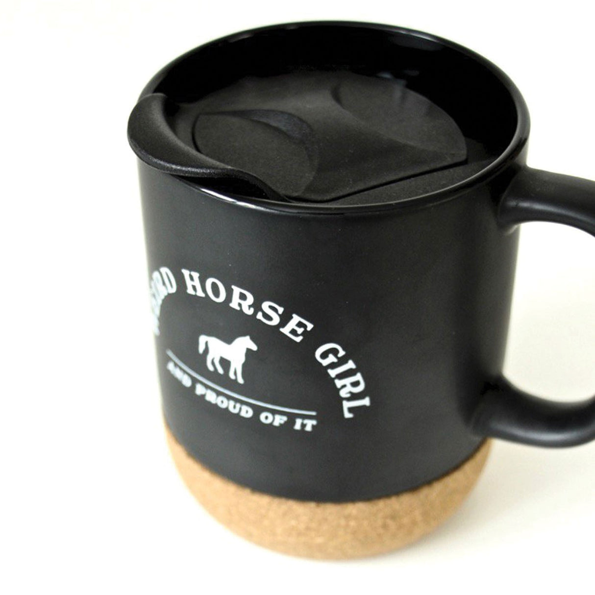 Tasse de fille de cheval étrange équestre épicée