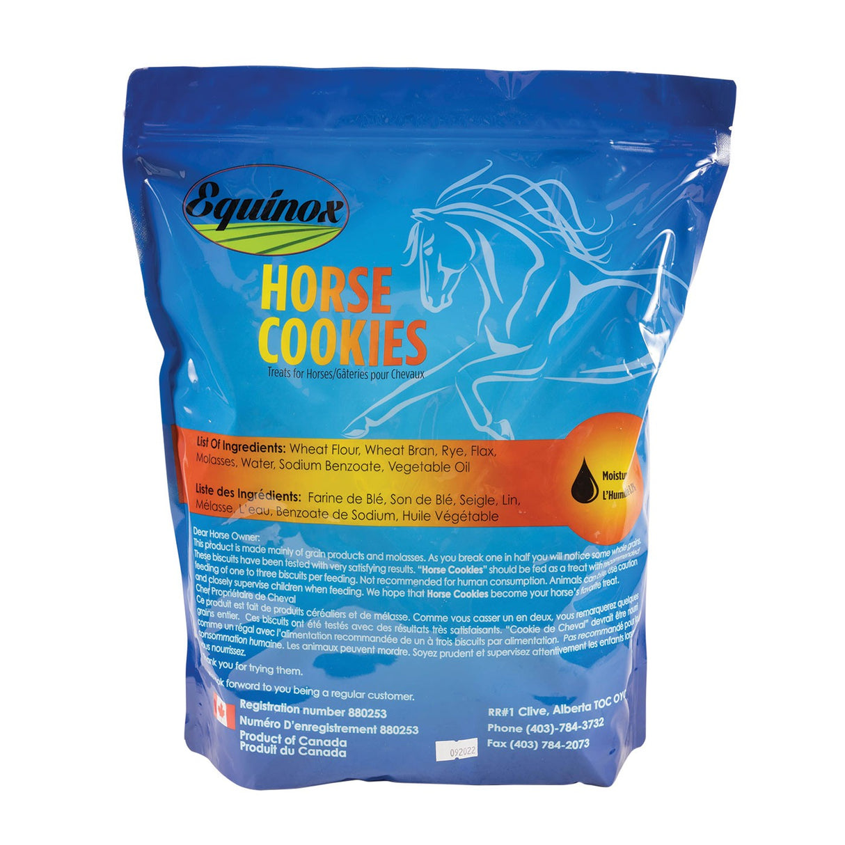 Biscuits pour chevaux Equinox 2 kg