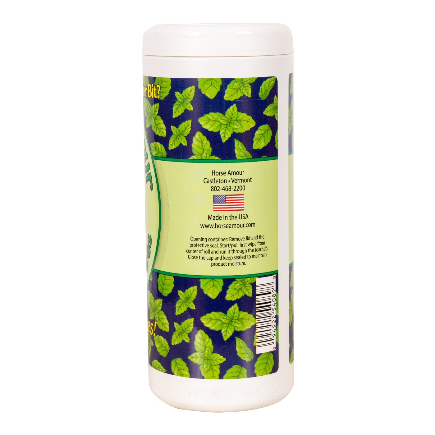 Lingettes Horse Amour à la menthe poivrée
