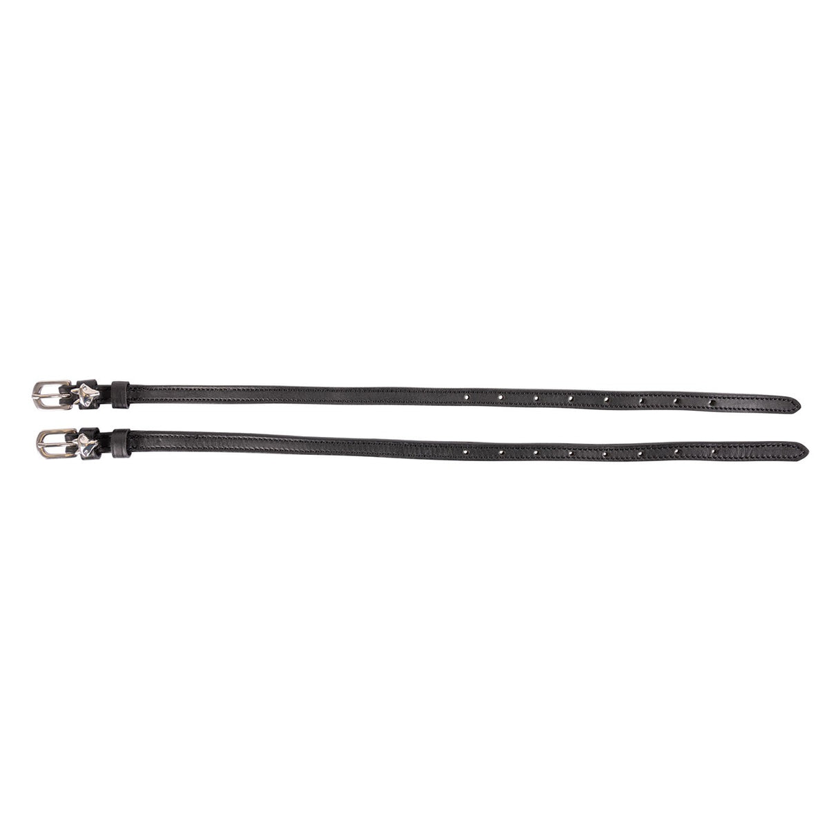 Mane Jane Silver Fox Head Spur Straps