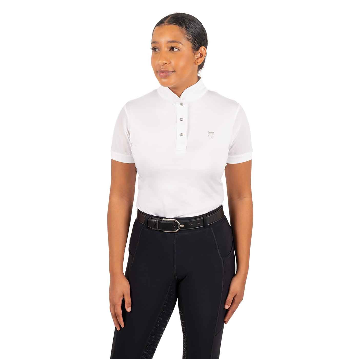 Chemise de concours Elation Platinum Helena à manches courtes