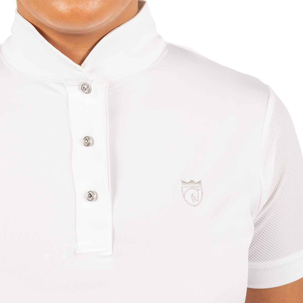 Chemise de concours Elation Platinum Helena à manches courtes