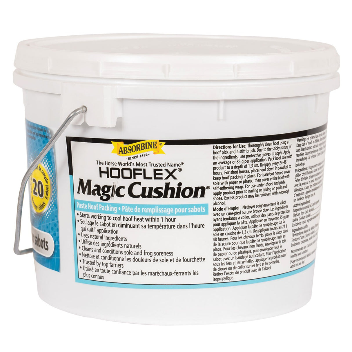Absorbine Magic Cushion Sabot Emballage 1,8 kg