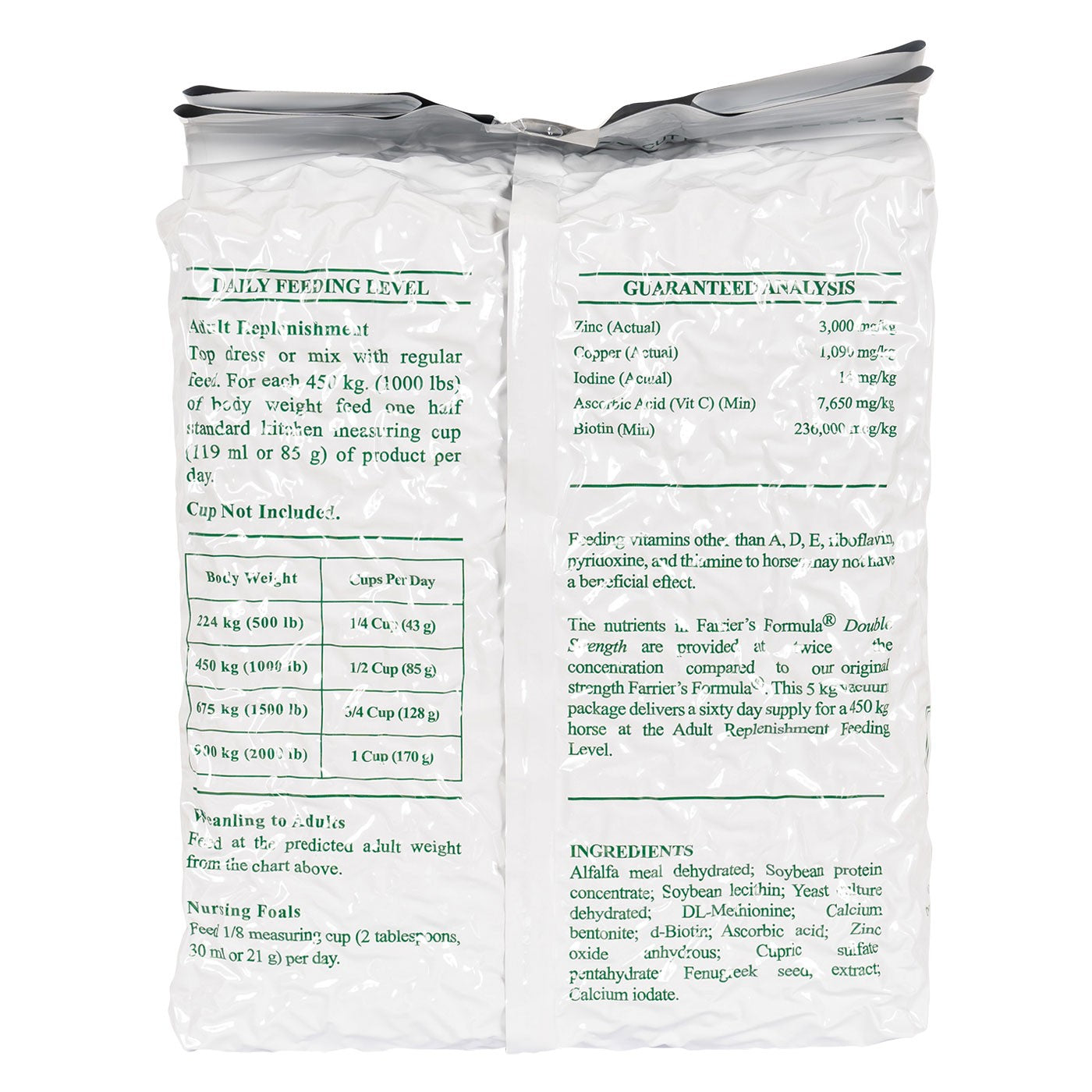 Formule du maréchal-ferrant double force 5 kg