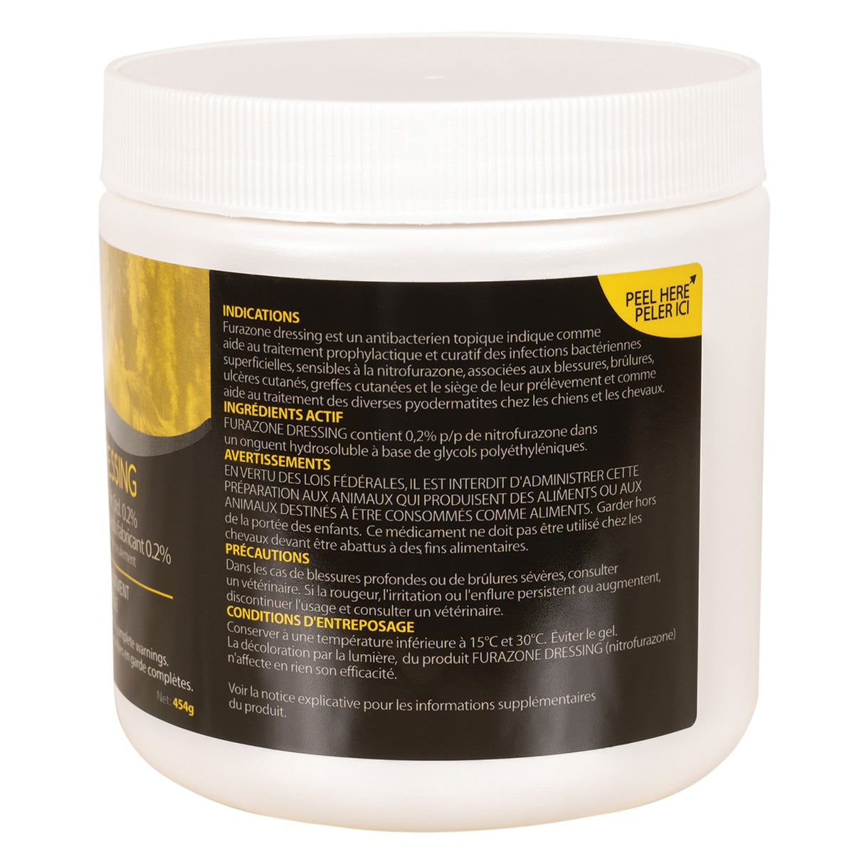 Pommade à la nitrofurazone Golden Horseshoe 454 g