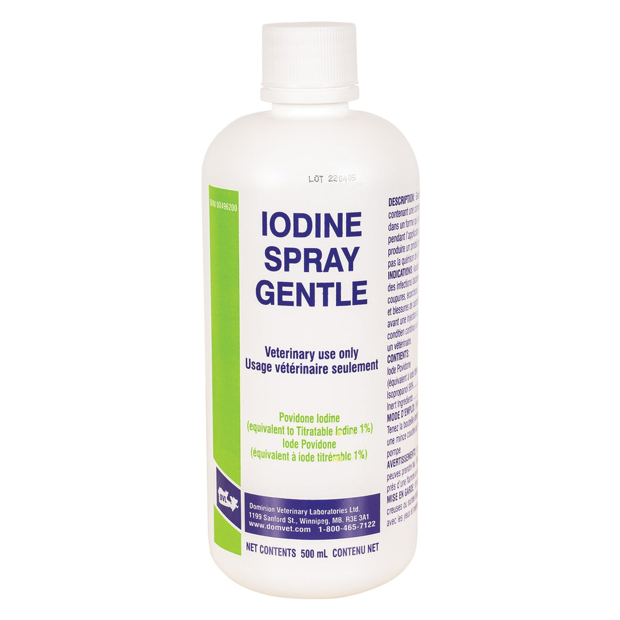 Spray Doux Iode 1% 500 mL