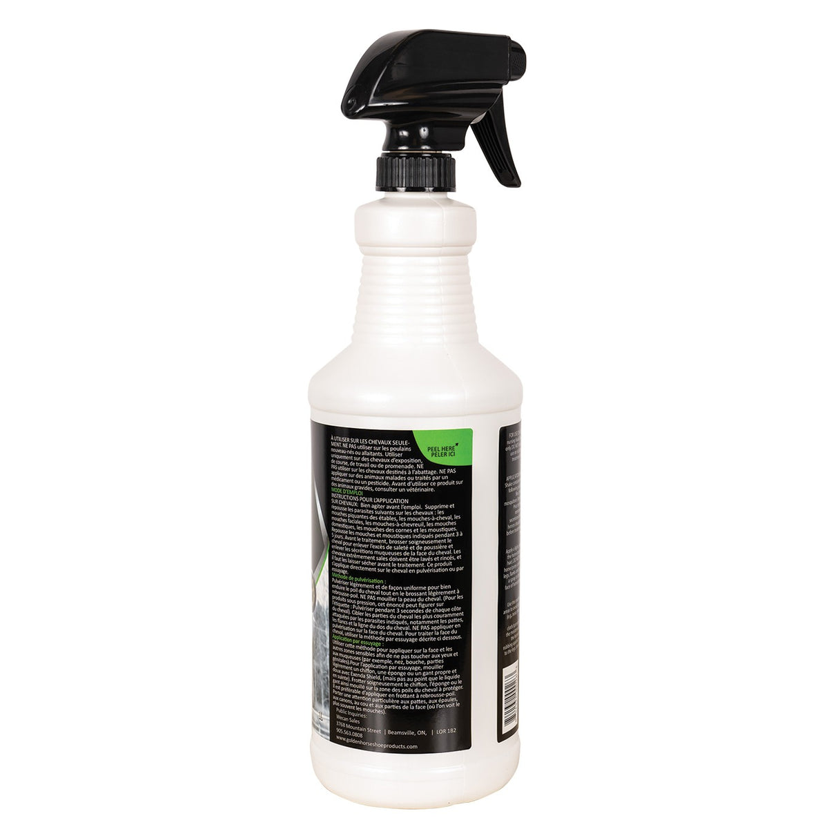 Golden Horseshoe Extenda Fly Shield avec pulvérisateur 1 L