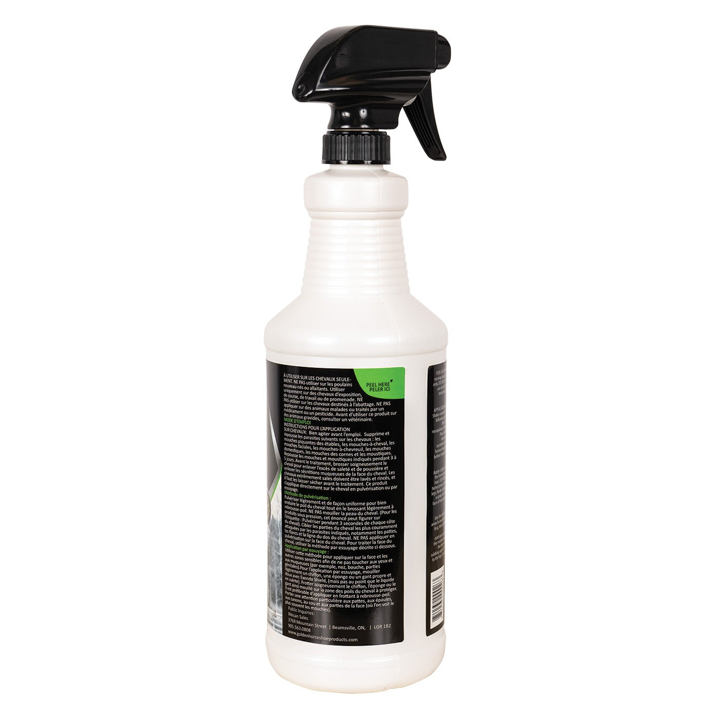 Golden Horseshoe Extenda Fly Shield avec pulvérisateur 1 L