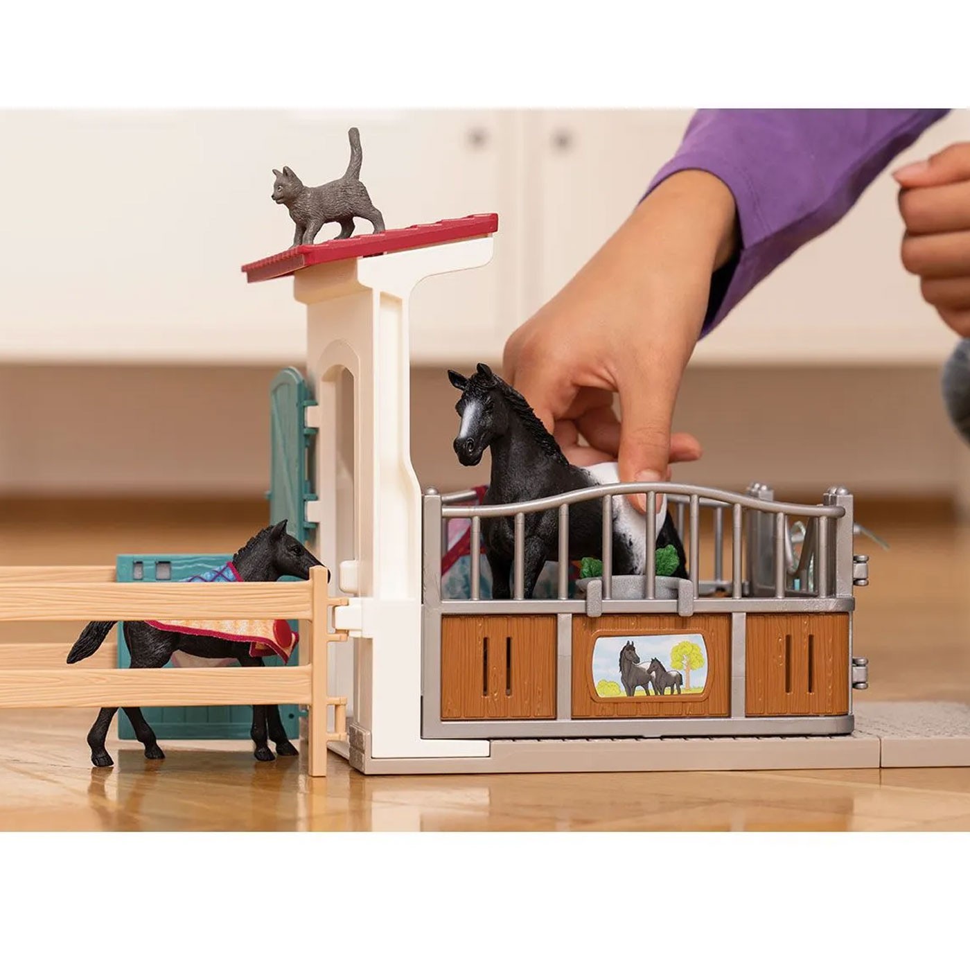 Schleich Horse Club Horse Box W/ Mare & Foal