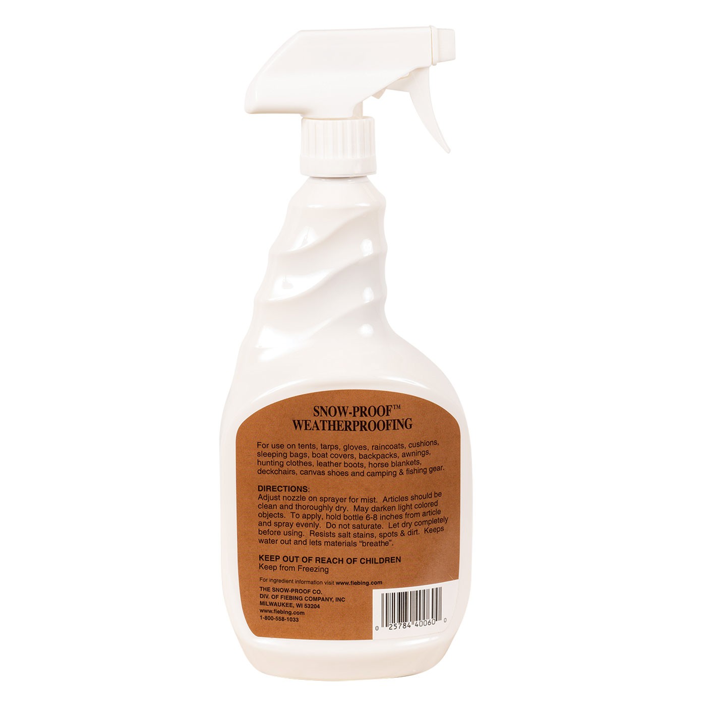 Fiebing's Snow Proof Silicone Water & Stain Repellent 946 mL