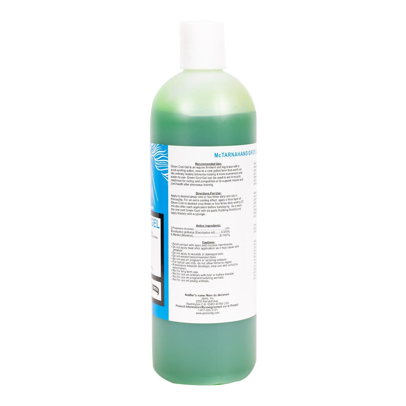 Gel rafraîchissant vert McTarnahans 473 ml