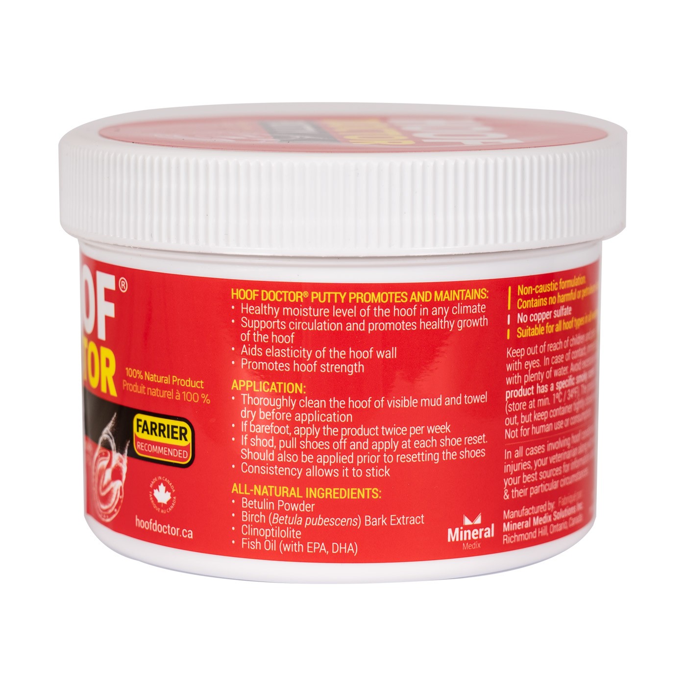 Mastic pour sabots Equine One Hoof Doctor 340 g