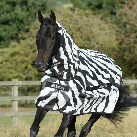 Bucas Buzz Off Zebra Full Neck Fly Sheet