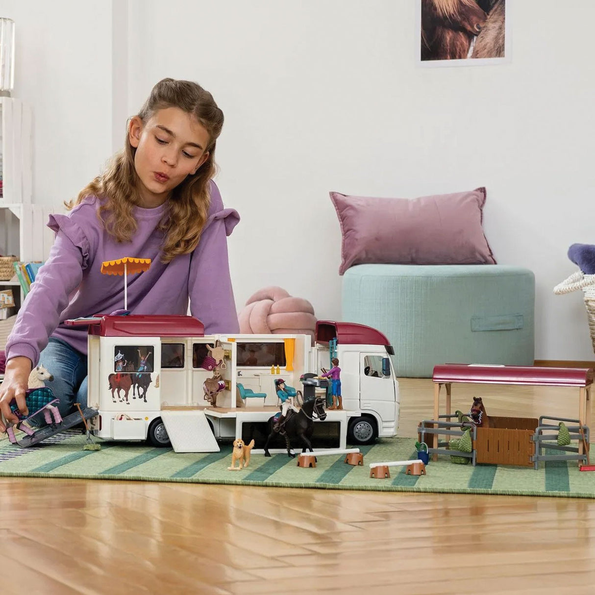 Schleich Horse Club Transporteur de chevaux