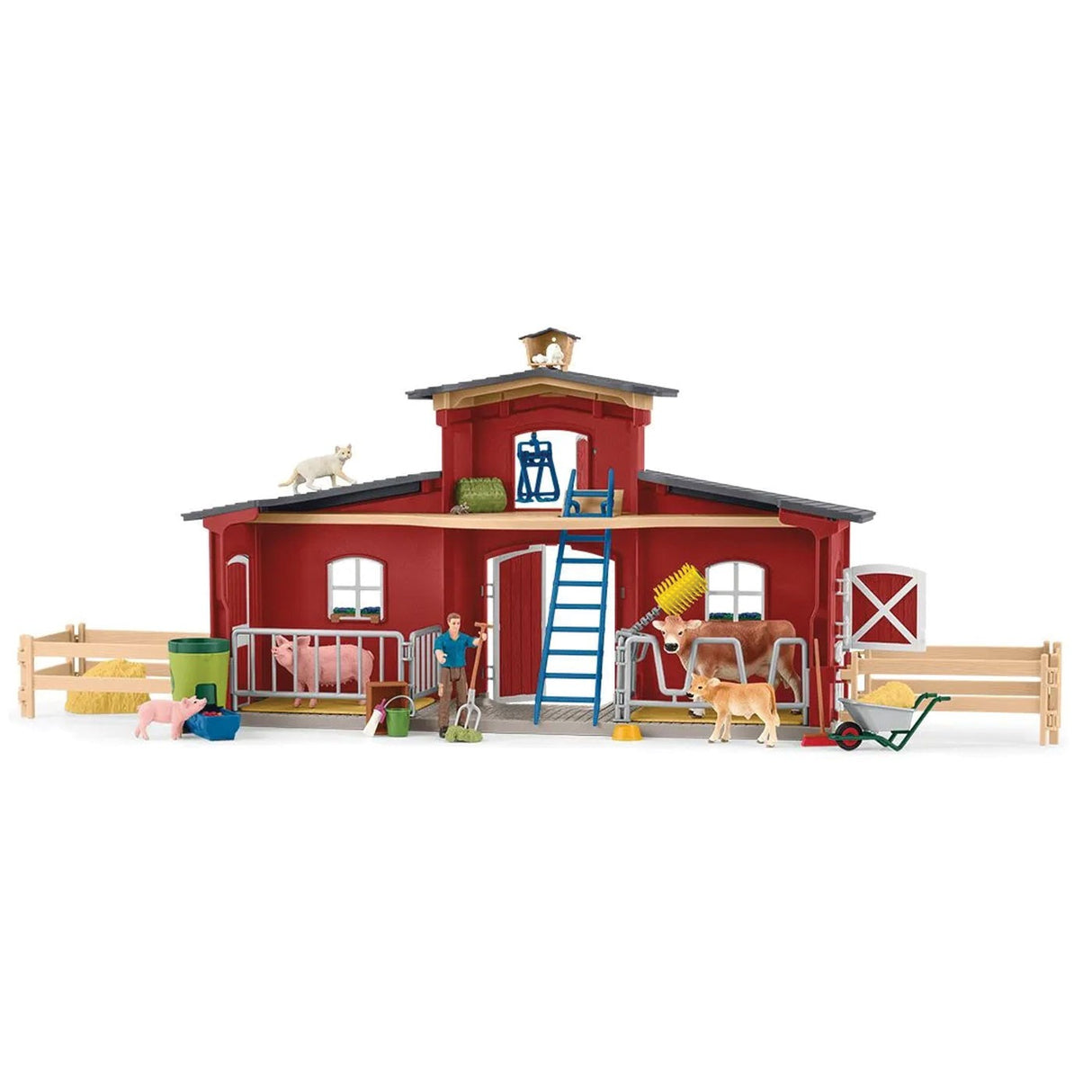 Schleich Farm World Grange rouge