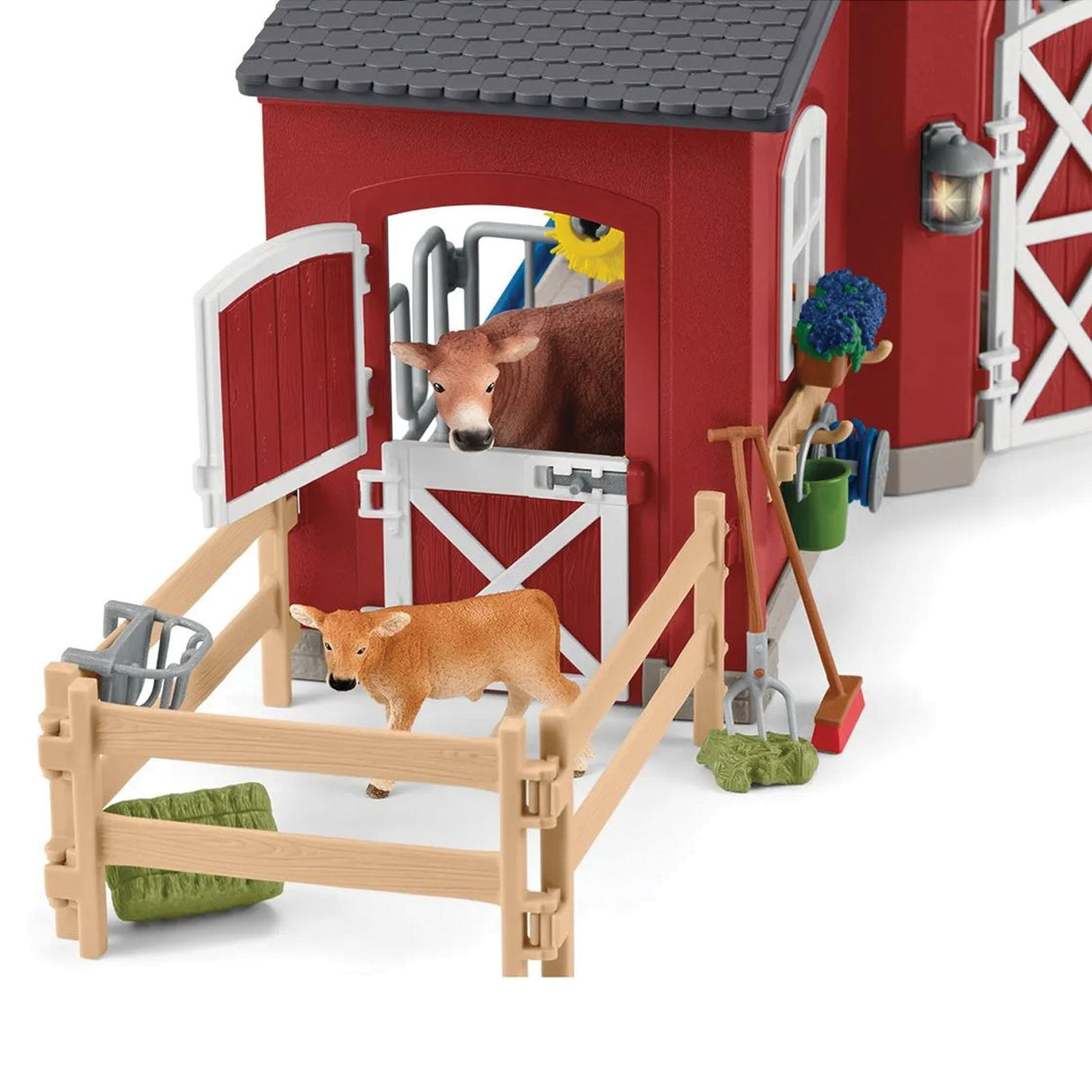 Schleich Farm World Grange rouge
