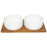Be One Breed Bamboo Double Diner W/ Ceramic Bowls 350 mL