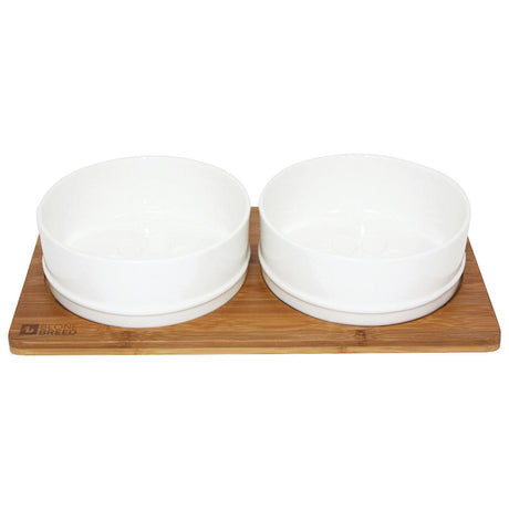 Be One Breed Bamboo Double Diner W/ Ceramic Bowls 850 mL