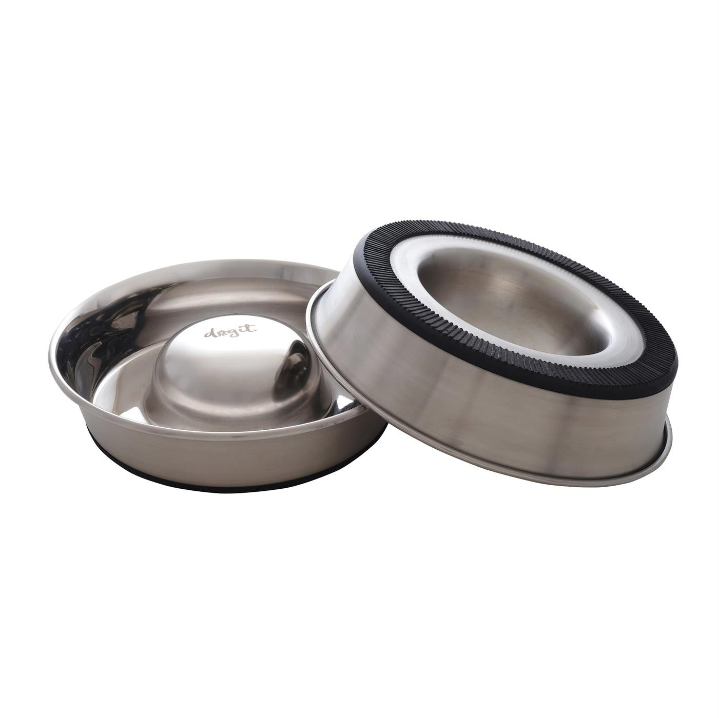 Metal slow feeder dog bowl new arrivals