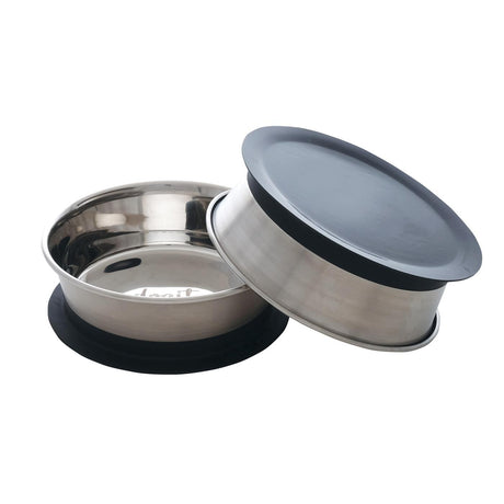 Dogit Stainless Steel Non-Skid Stay-Grip Dog Bowl