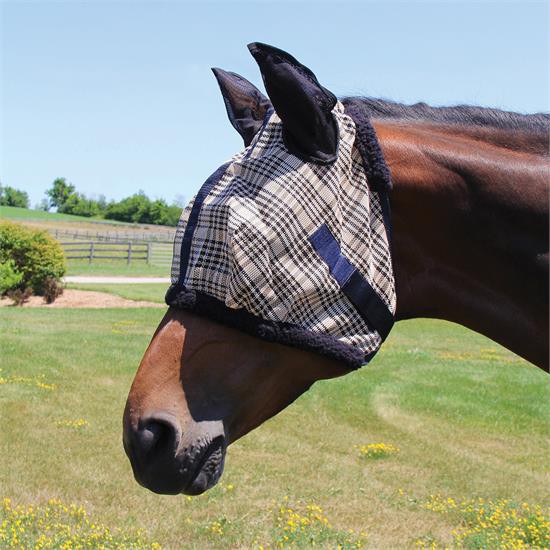 Shedrow Traditional Plaid Fly Mask