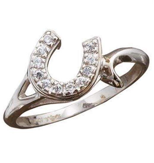 Kelly Herd Offset Horseshoe Ring